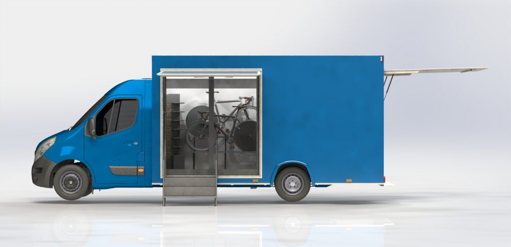 Camion atelier et showroom camion showroom mobile