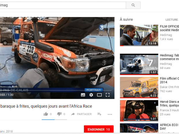 France 3 – La Ch&rsquo;ti Friterie, ce 4×4 friterie sur l&rsquo;Africa Race 2018