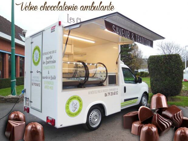 Chocolaterie ambulante, le food truck « chocolat »