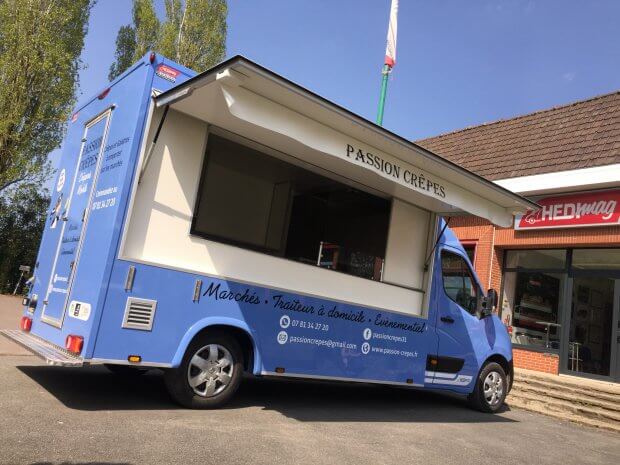 Passion crêpes : un food truck situé à Toulouse