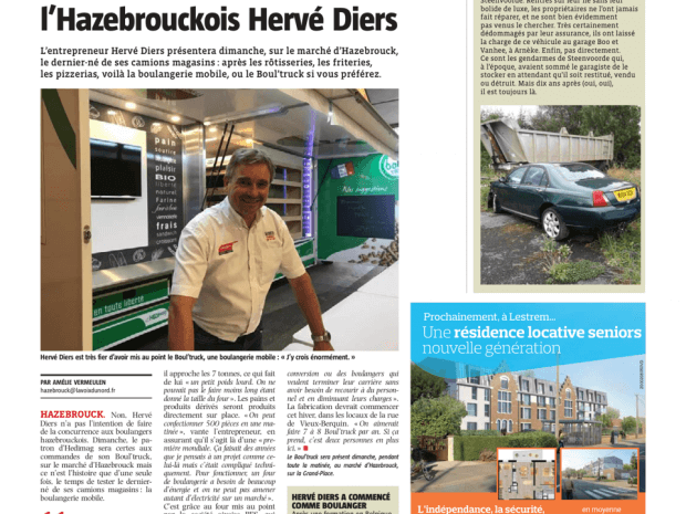 [VDN] La boulangerie mobile, dernière lubie de l’Hazebrouckois Hervé Diers