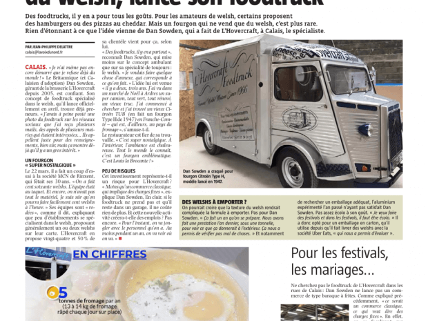 Un food truck spécialisé dans le Welsh