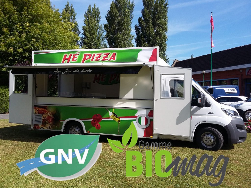 camion pizza gnv écologique