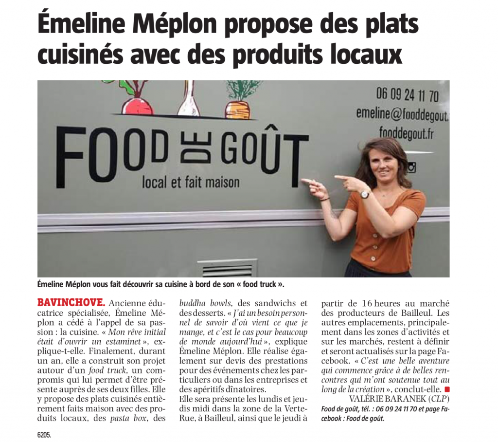 Emeline Meplon food truck