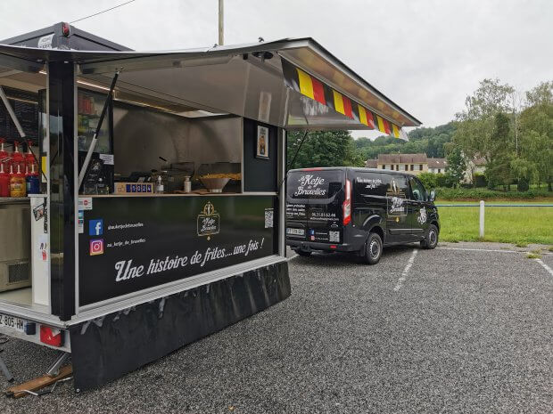 Remorque friterie belge Au Ketje de Bruxelles