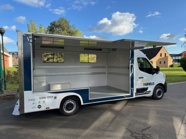 Camion atelier fablab pour Ildys