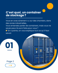 container de stockage Hedimag 2