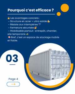 container de stockage Hedimag 4