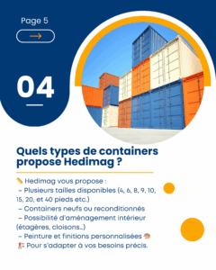 container de stockage Hedimag 5